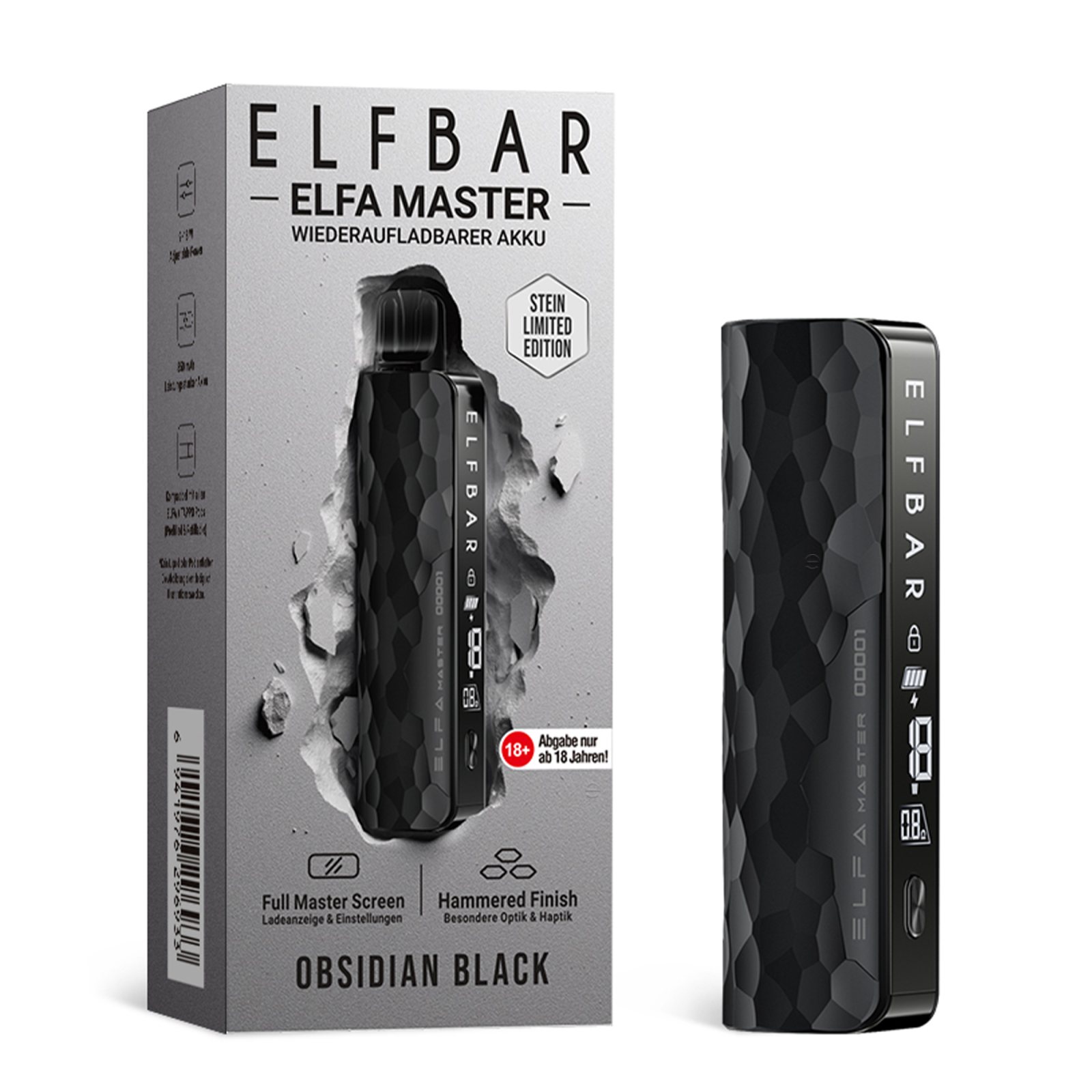 ELFBAR ELFA Master Limited Edition Akkuträger Obsidian Black 850 mAh