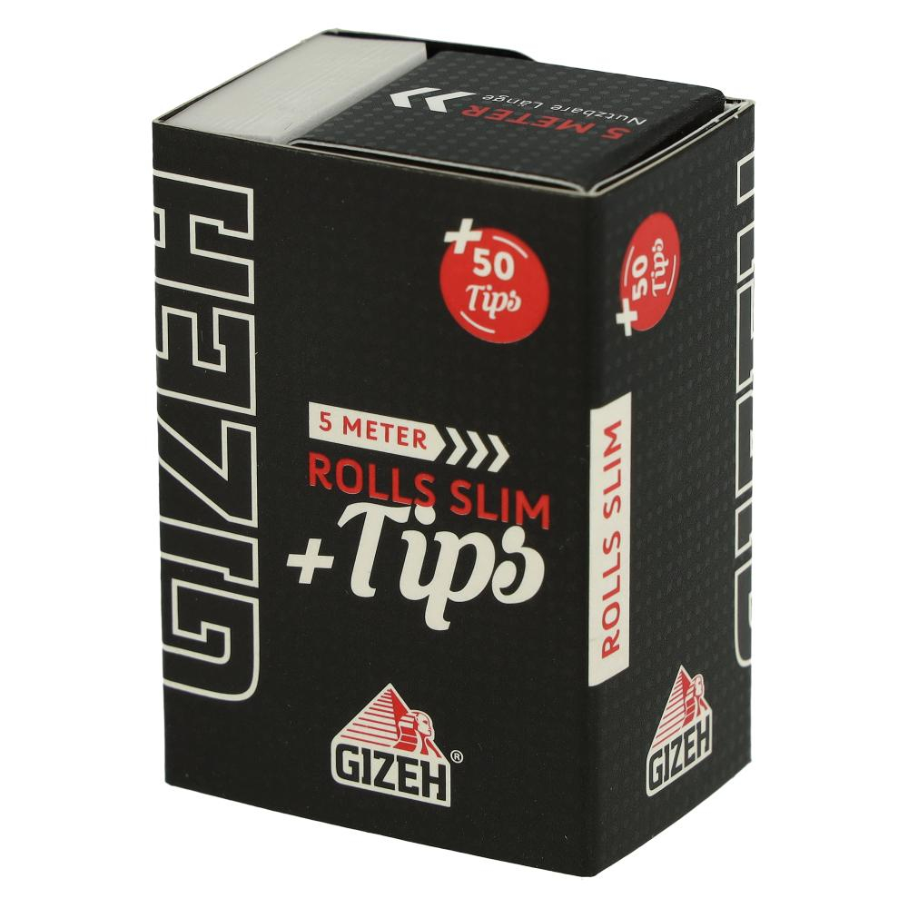 Gizeh Rolls Slim 5 m + Tips