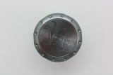Black Leaf Grinder Deep Engraving groß – BL Gothic Monogramm mit Nieten