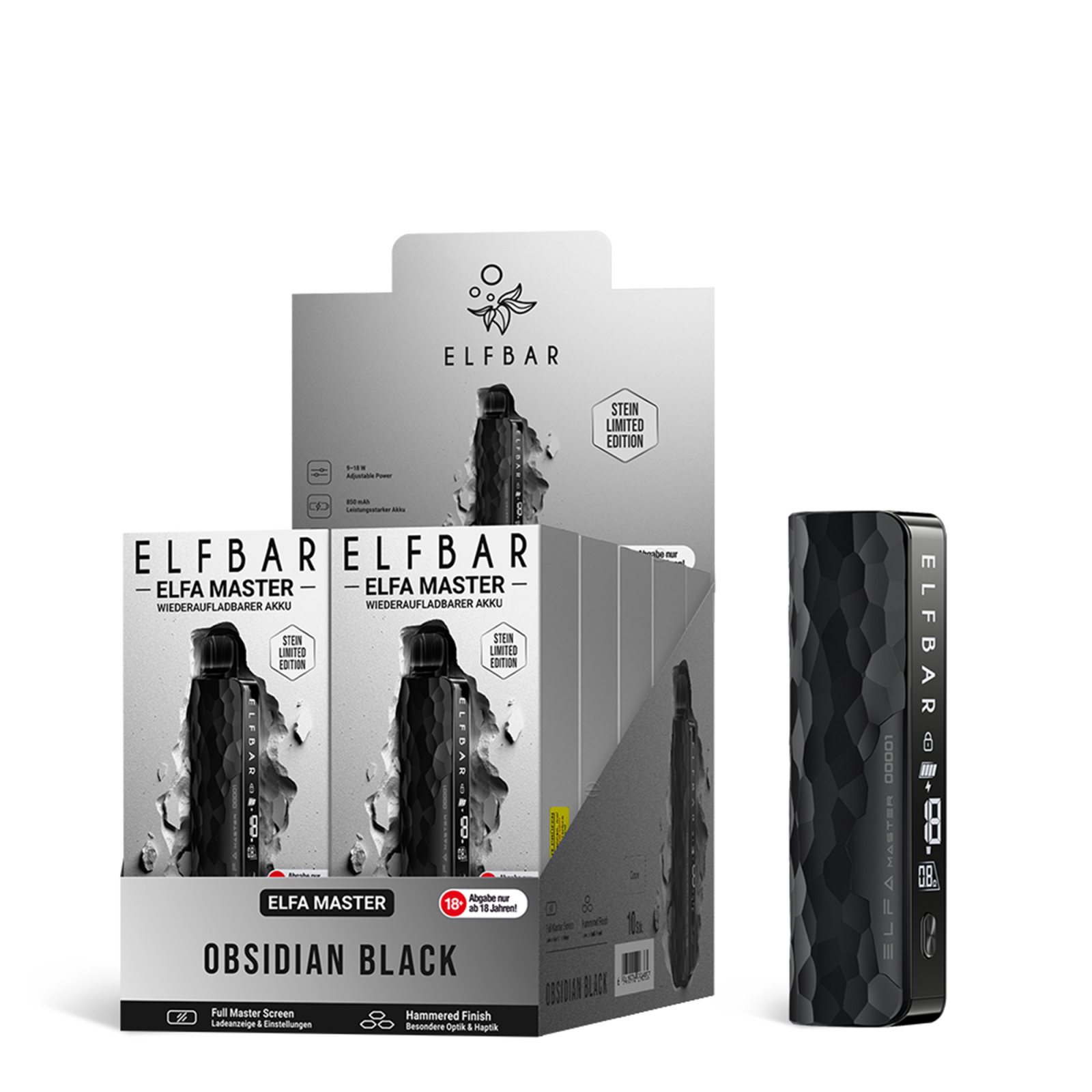 ELFBAR ELFA Master Limited Edition Akkuträger Obsidian Black 850 mAh