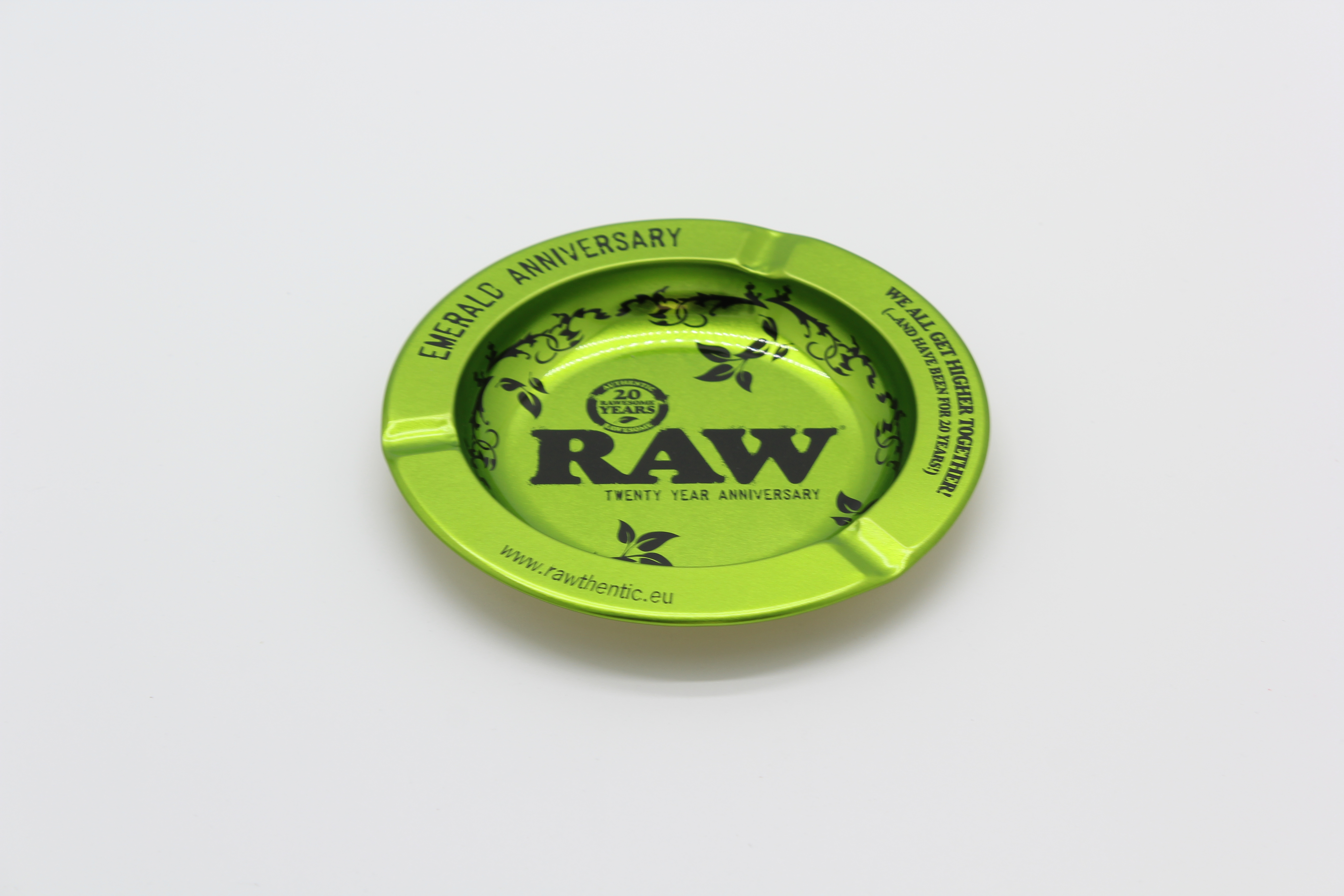RAW Twenty Year Anniversary Emerald Anniversary Aschenbecher Grün