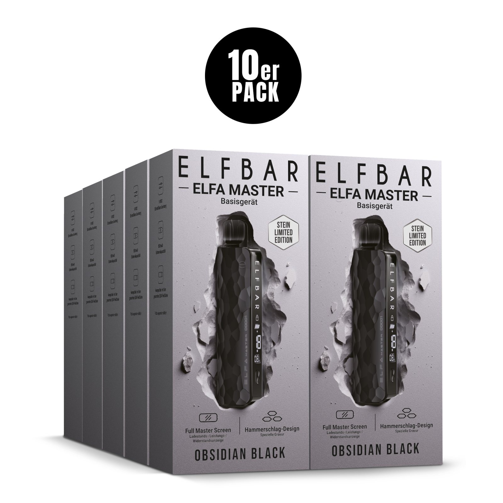ELFBAR ELFA Master Limited Edition Akkuträger Obsidian Black 850 mAh
