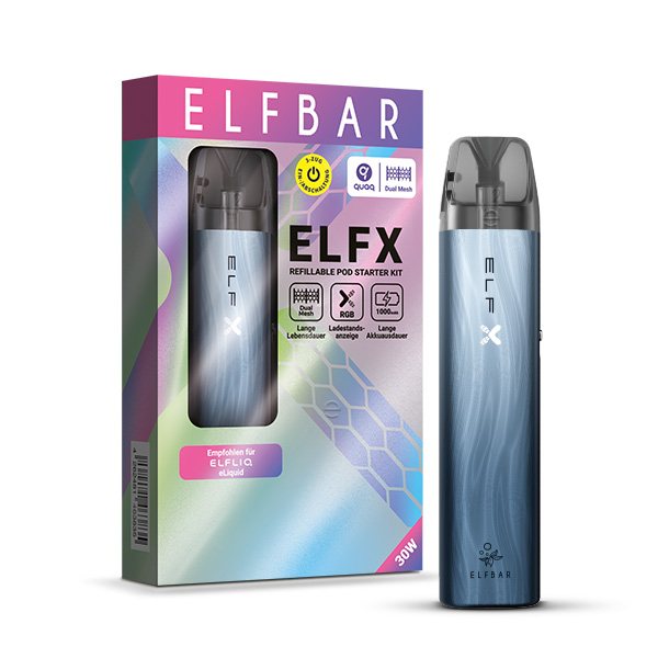 ELFBAR ELFX Refillable Pod Kit Dark Sea 1000 mAh