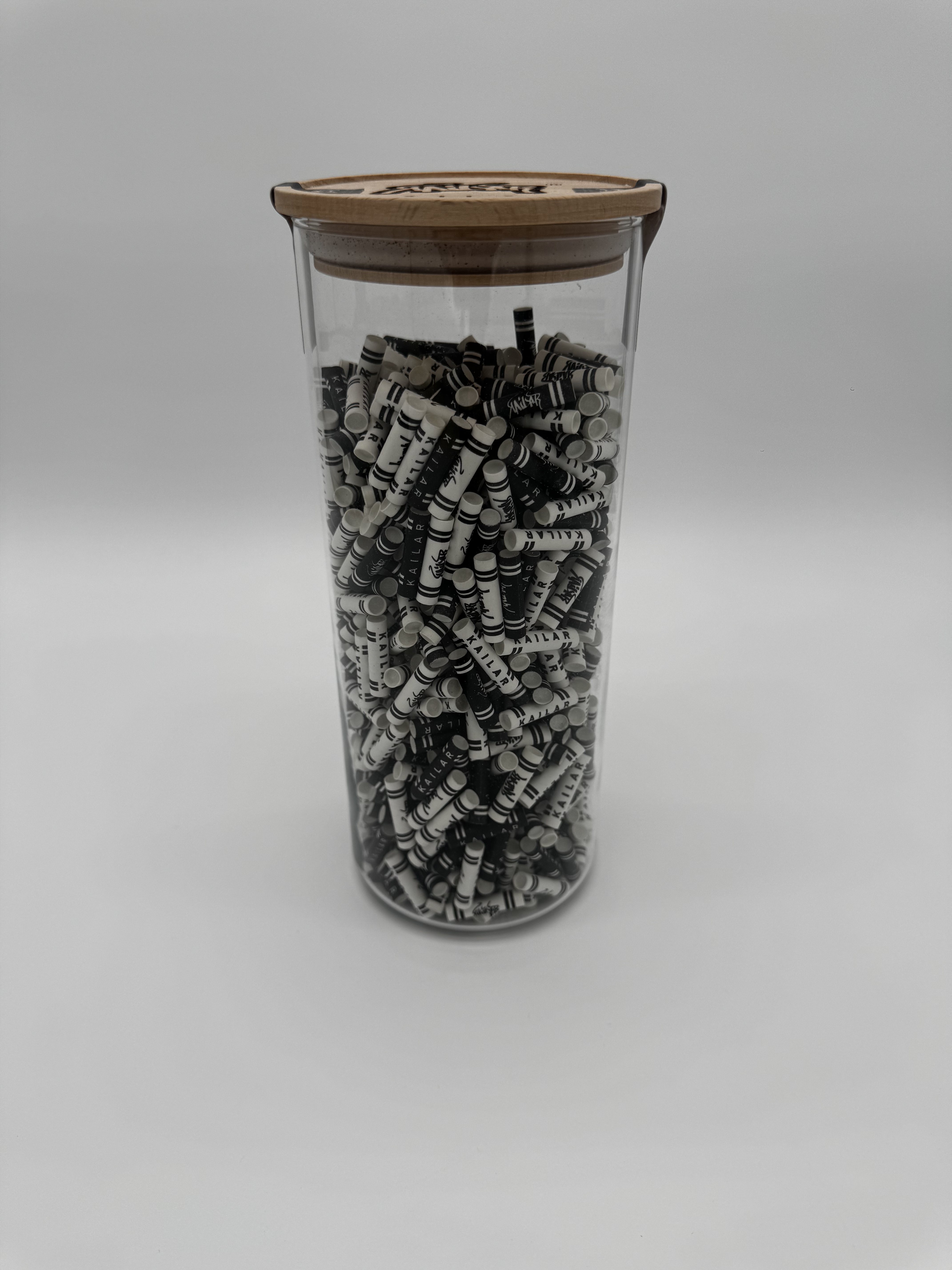 KAILAR – Aktivkohlefilter im Glas-Aufbewahrungsglas