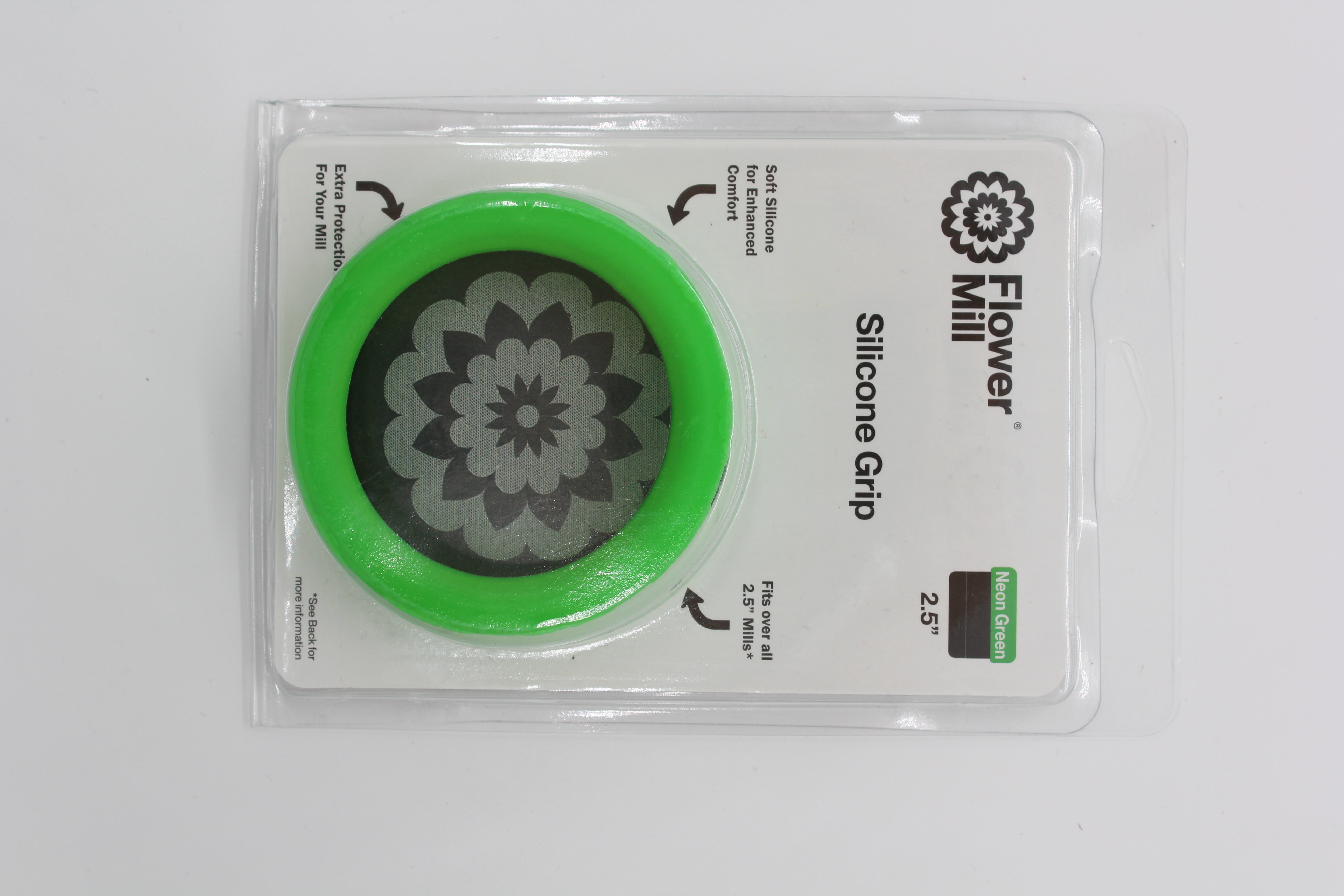 Flower Mill Silicone Grip 2.5 – Neon Green