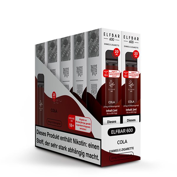 ELFBAR 600 Einweg E-Zigarette Cola 20 mg/ml