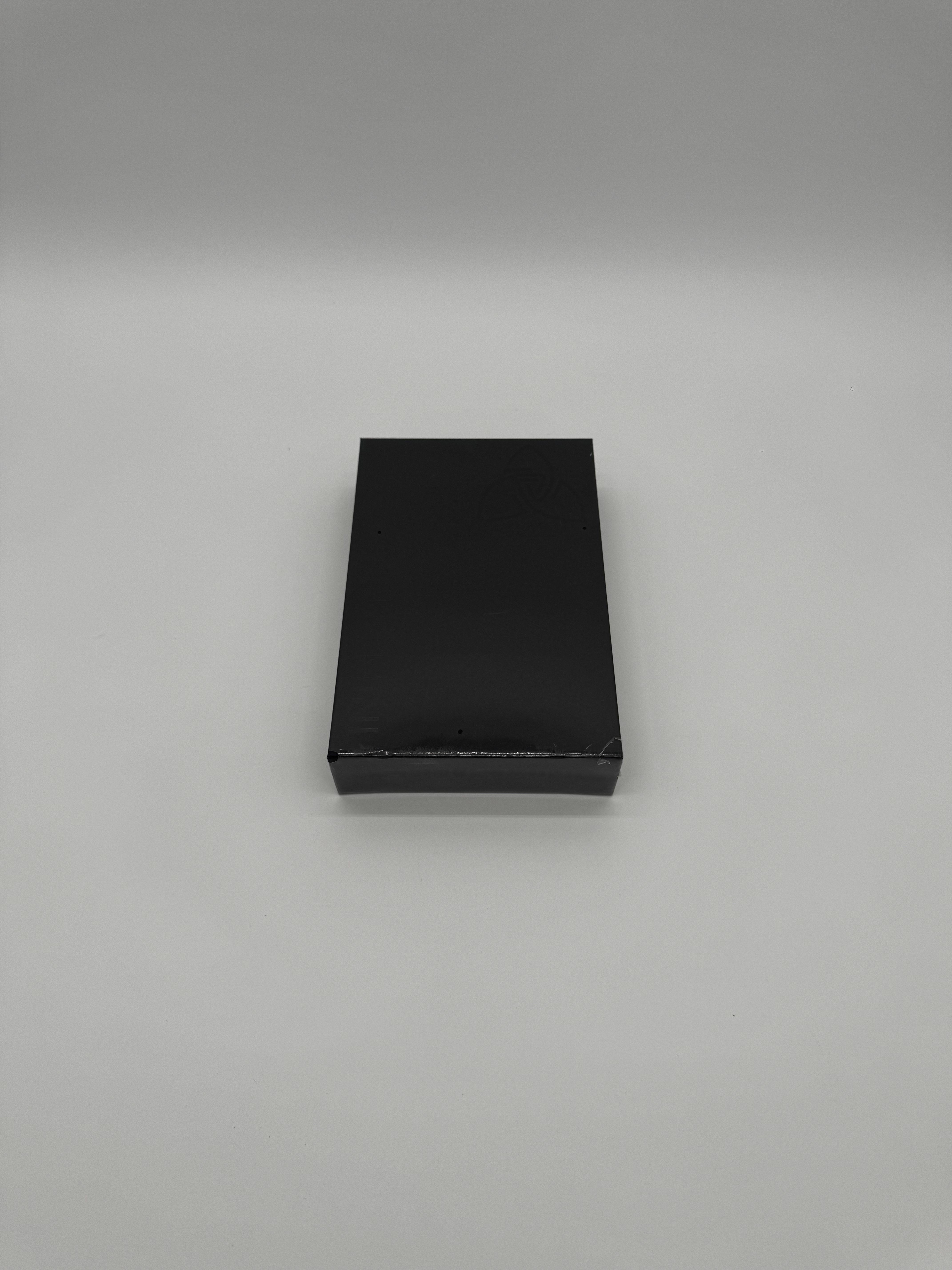 Schwarze Verpackungsbox