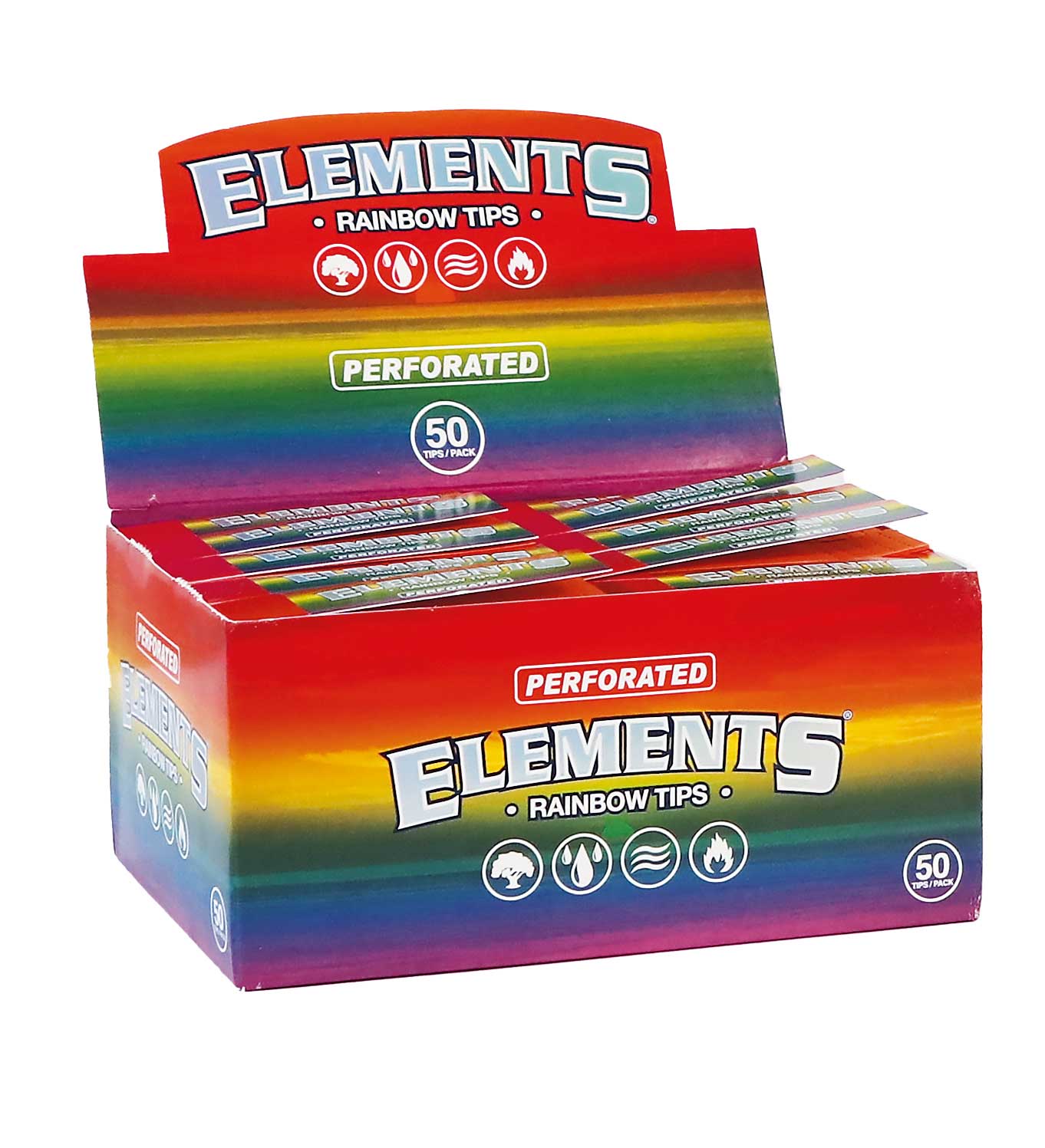 Elements Rainbow Perforated Tips