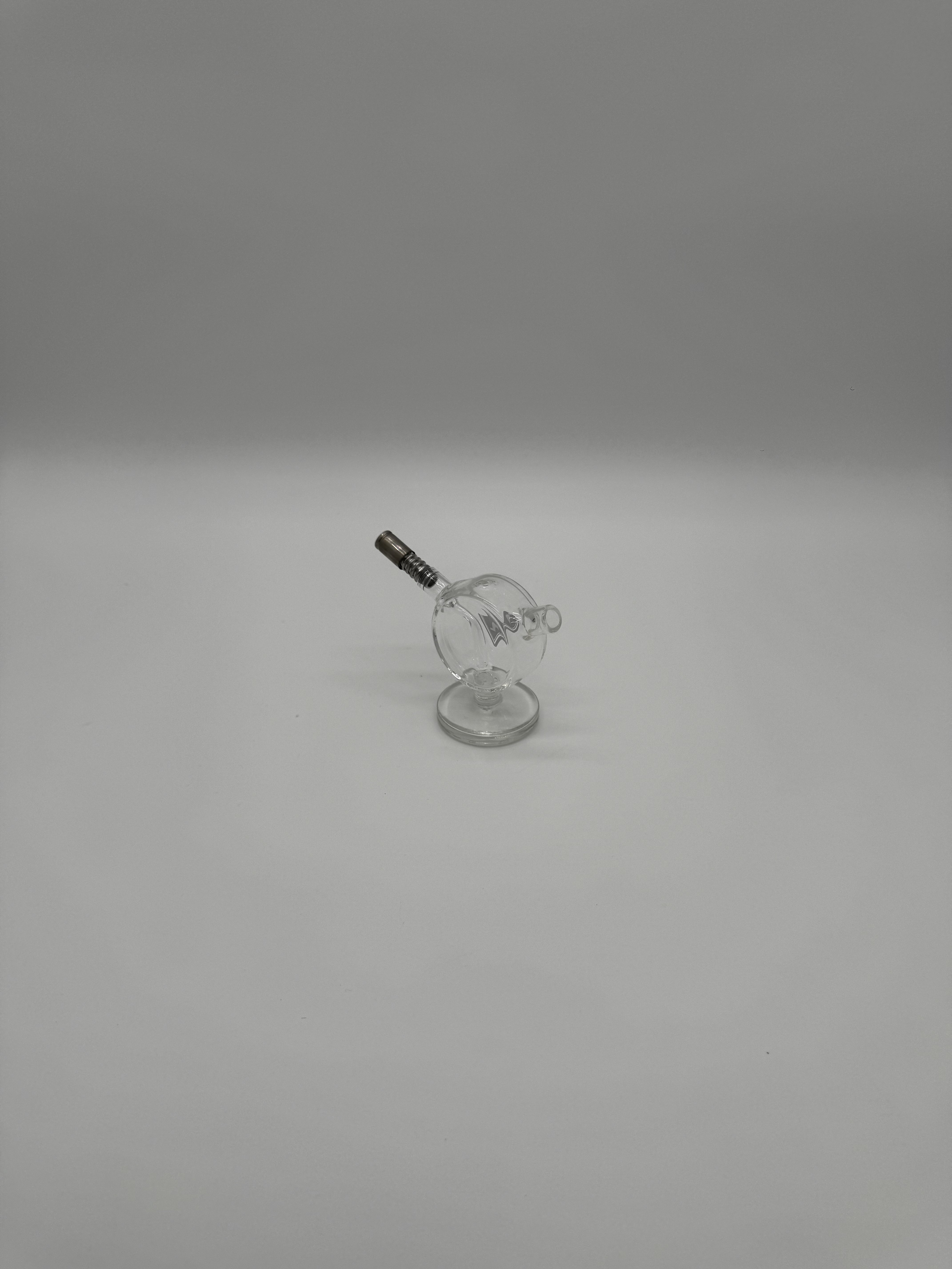 Glas-Bubbler mit Titanium-Tip
