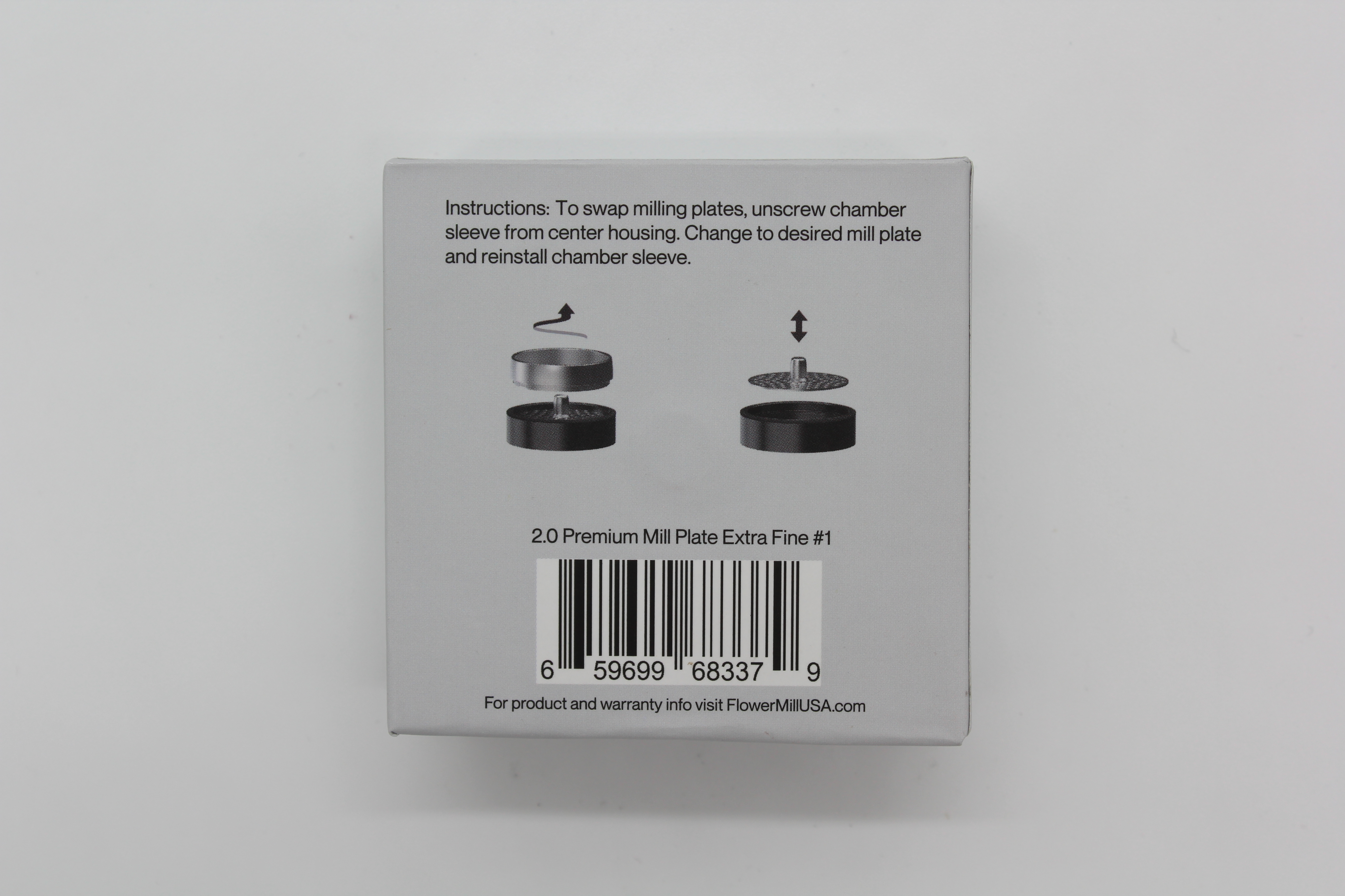 Flower Mill 2.0 Premium Mill Plate – Extra Fine #1