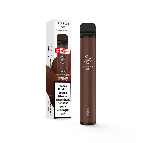 ELFBAR 600 Einweg E-Zigarette Cola 20 mg/ml