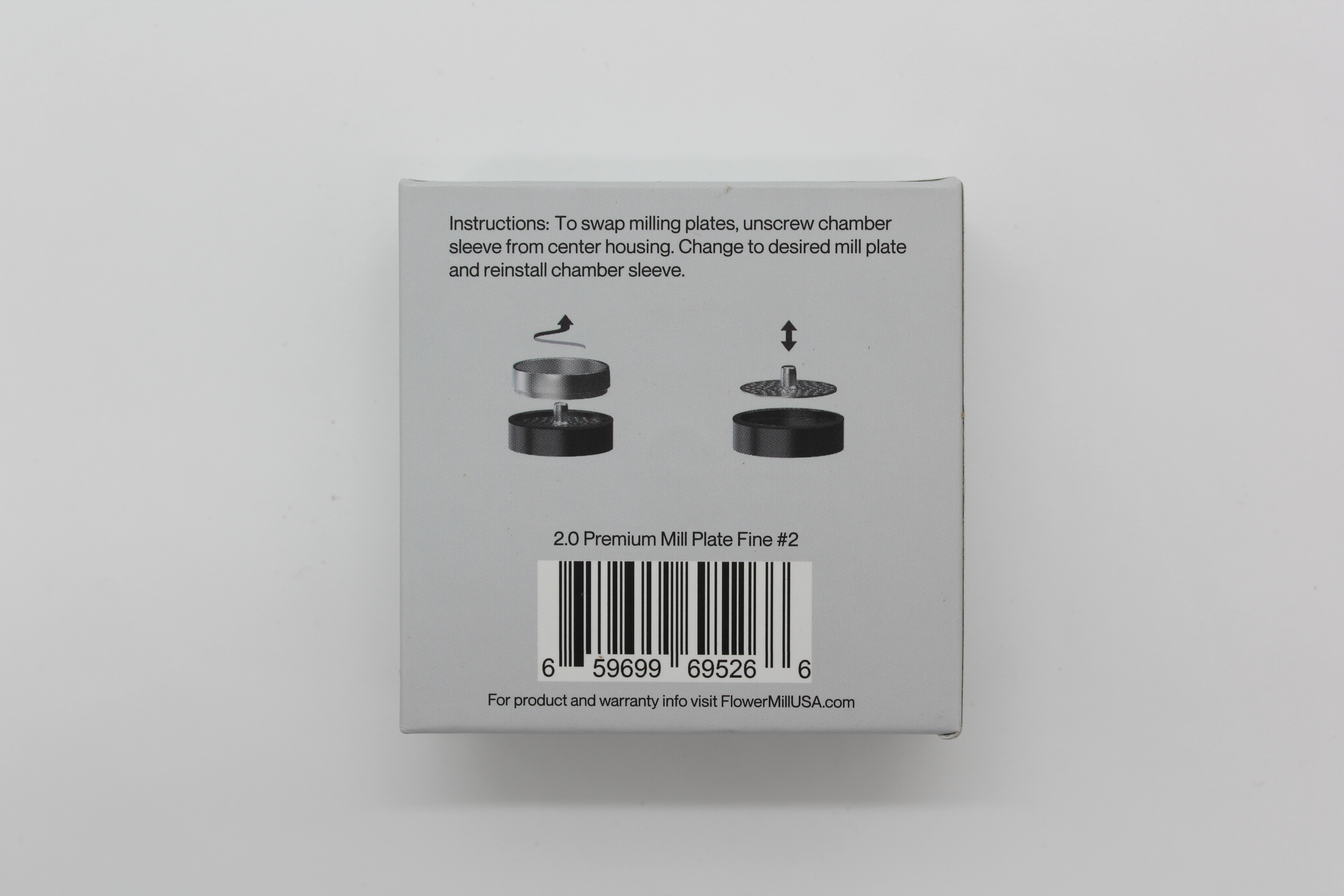 Flower Mill 2.0 Premium Mill Plate – Fine #2