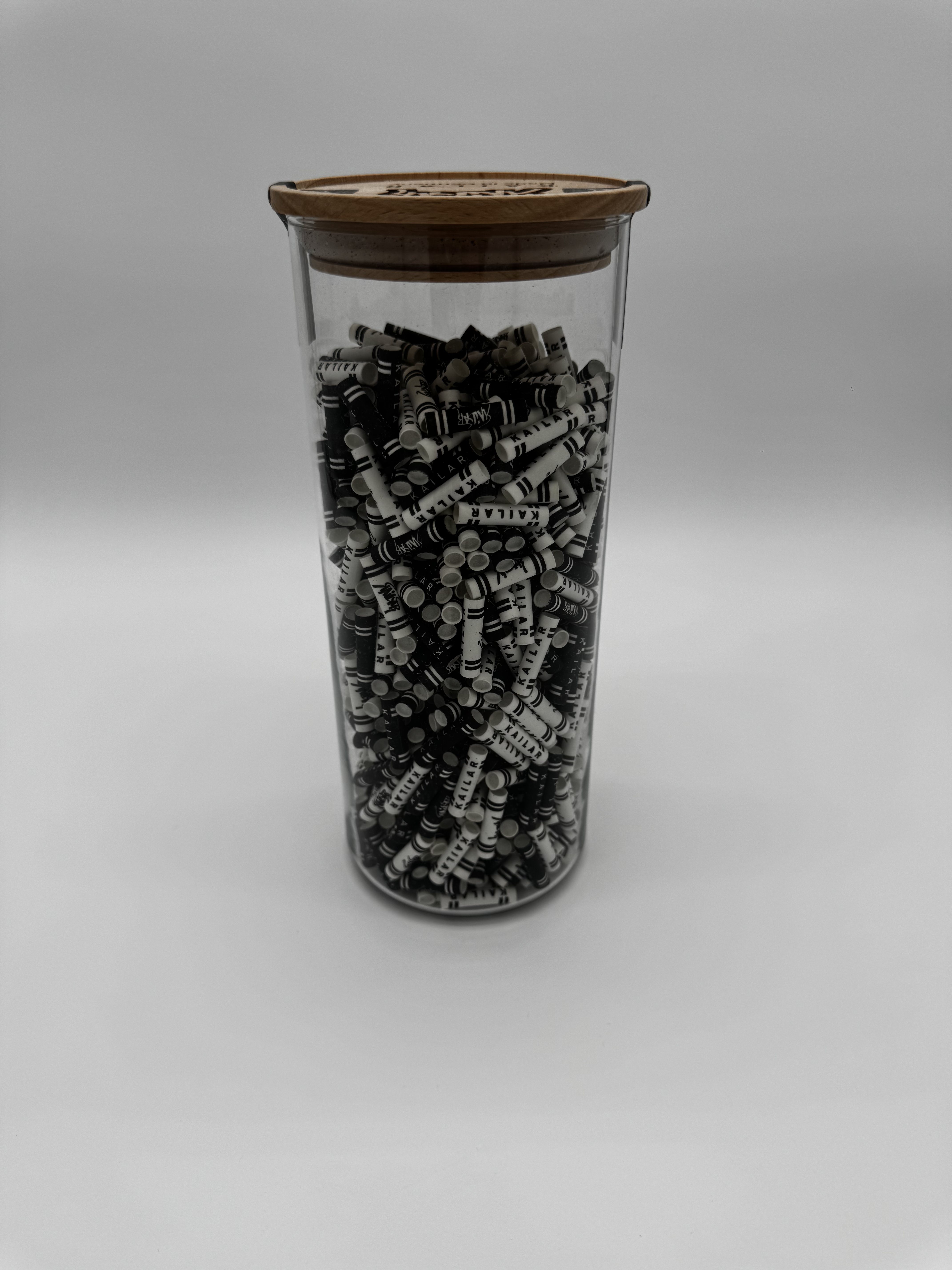 KAILAR – Aktivkohlefilter im Glas-Aufbewahrungsglas
